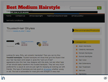 Tablet Screenshot of mediumhairstyleupdate.com